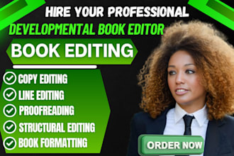 do book  developmental editing, structural editing formatting on manuscript