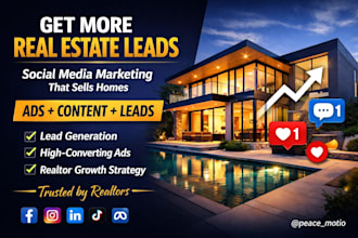manage social media marketing for your real estate or mortgage business