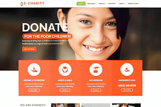 non profit donation charity website ngo website 501c3 website church website