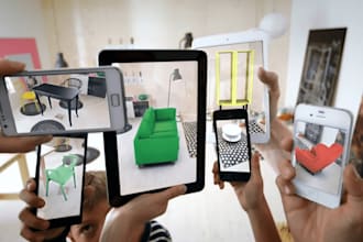 augumented reality ar app ar unity vuforia virtual reality mobile app arkit