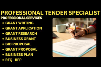 winning UK canada tender rfp write bid proposal   canada company registration