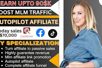 make autopilot affiliate marketing, mlm refferal link promotion boost traffic