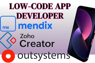 build powerful business apps mendix zoho creator outsystems