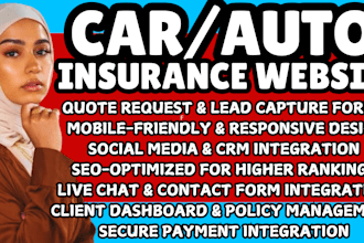 car insurance website landing page auto insurance quote website car website