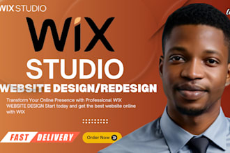 wix website, wix studio website, wix website redesign, wix ecommerce website