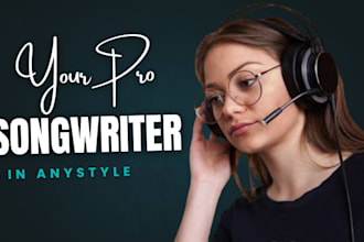 be your female singer in english, spanish, french, italian singer, songwriter