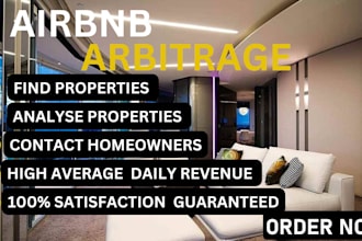 find airbnb arbitrage property in US, UK and any other locations