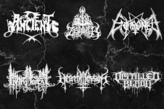do brutal death metal, slamming, deathcore logo for you