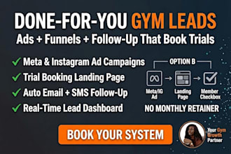 build your gym a lead machine ads funnels follow up