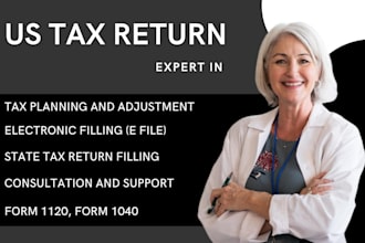 do efilling US tax return for business and individual 1120, 1040