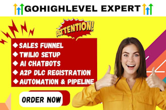 setup gohighlevel workflow ghl chatbot ghl expert ghl a2p dlc a2p registration