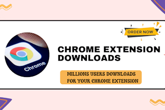 do organic chrome extension promotion, chrome extension downloads to get users