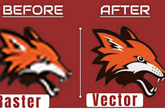 do vector tracing, vectorize image, convert logo to vector