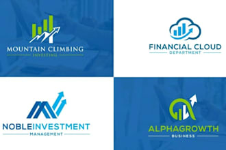 create accounting and financial logo design for you