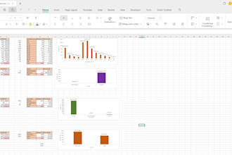 do simple data entry task and also tabulate tables and graph