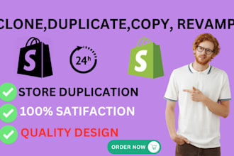 do shopify store clone shopify store duplicate website clone store design