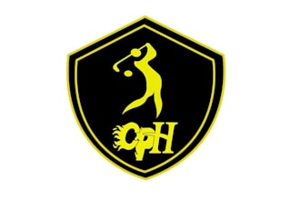 design powerful fun hockey camp logo