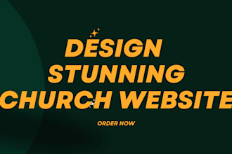 design church website ministry website landing page nonprofit christian website
