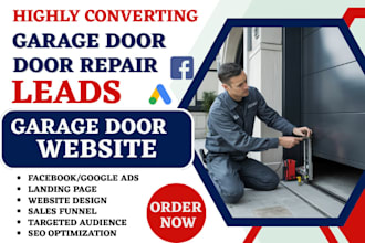 generate garage door leads door repair leads locksmith door repair sales funnel
