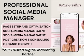 manage social media marketing for medical spa, healthcare, doctor, chiropractor