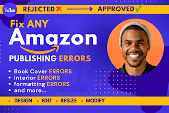 fix publishing error modify reformat resize rejected book cover for lulu KDP VA