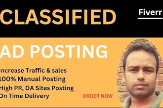post 50 professional classified ads posting in USA