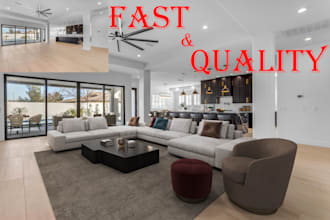 do professional virtual staging for real estate photos