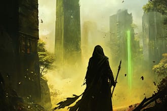 do fantasy, sci fi, fiction, horror book cover design
