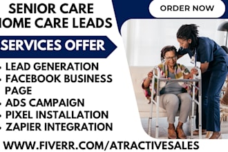 generate senior care leads obama care hospice elderly care home care leads