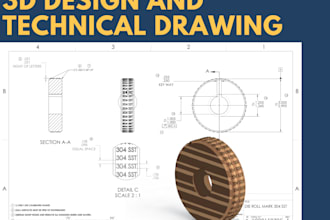 do technical drawing 3d modeling using solidworks software