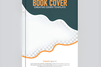 create minimalist book cover design