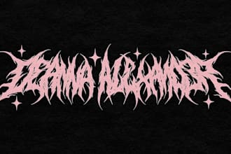 do a metal,hardcore,heavy metal, black metal band logo