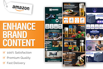 design amazon listing images and a plus content design ebc