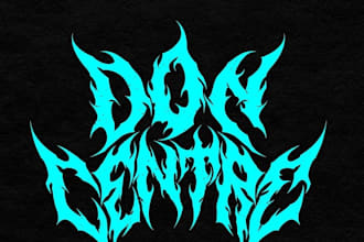 design black metal logo for your band