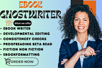 do book writer ebook ghostwriter non fiction romance children self help story