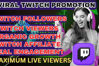 do organic twitch promotion on blogs, SEO, boost liveviewers, affiliate, partner