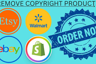 remove copyright and trademark listings from ebay etsy amazon shopify by dmca