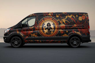 awesome car wrap design and vehicle wrap design