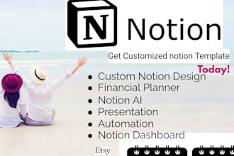 create exclusive notion workspace notion template for all your need