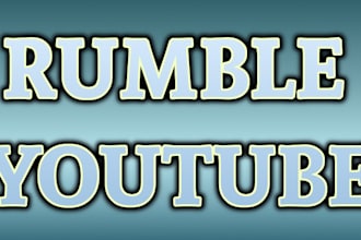 we also optimize and grow youtube rumble channel that do not have views and subs
