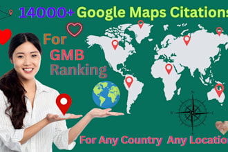 boost local SEO with 14,000 google map citations