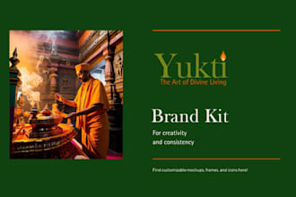create logo and branding kit with brand identity
