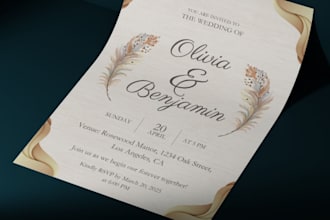 elegant wedding invitation envelope design