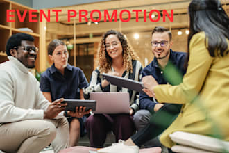 do viral eventbrite, webinar, linkedin event promotion social media marketing