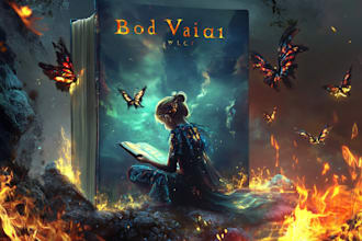 design eye catching science fiction book covers