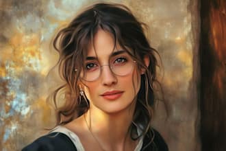 draw realistic digital oil painting from your photo
