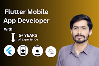 develop mobile apps for android and ios using flutter