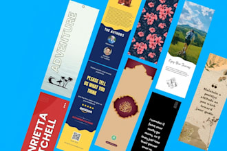 design custom printable bookmarks
