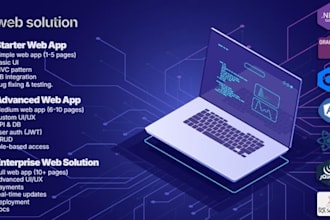 build a full stack asp dot net core web solution