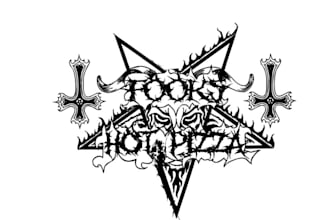 do dj music, band, edm, typography, metal band logo